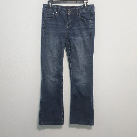 Tommy Bahama Bootcut Jeans Heritage Wash Sz 4 - Picture 2 of 8